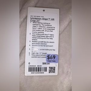 RESERVED!!!! lululemon leggings